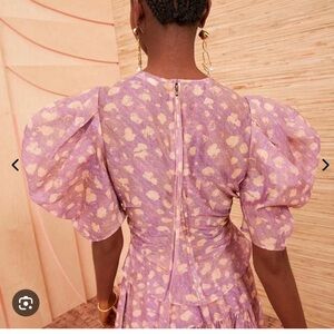 Lavender and Pink Puff Sleeve Vera Blouse